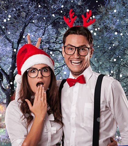Kerst photobooth met greenscreen