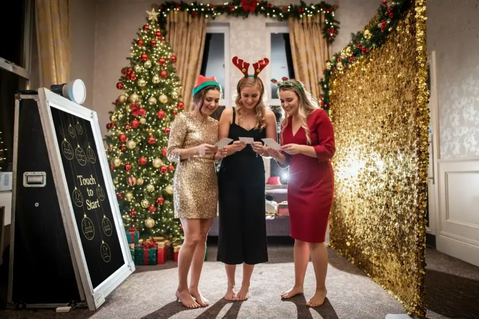 Vintage Kerst Fotospiegel