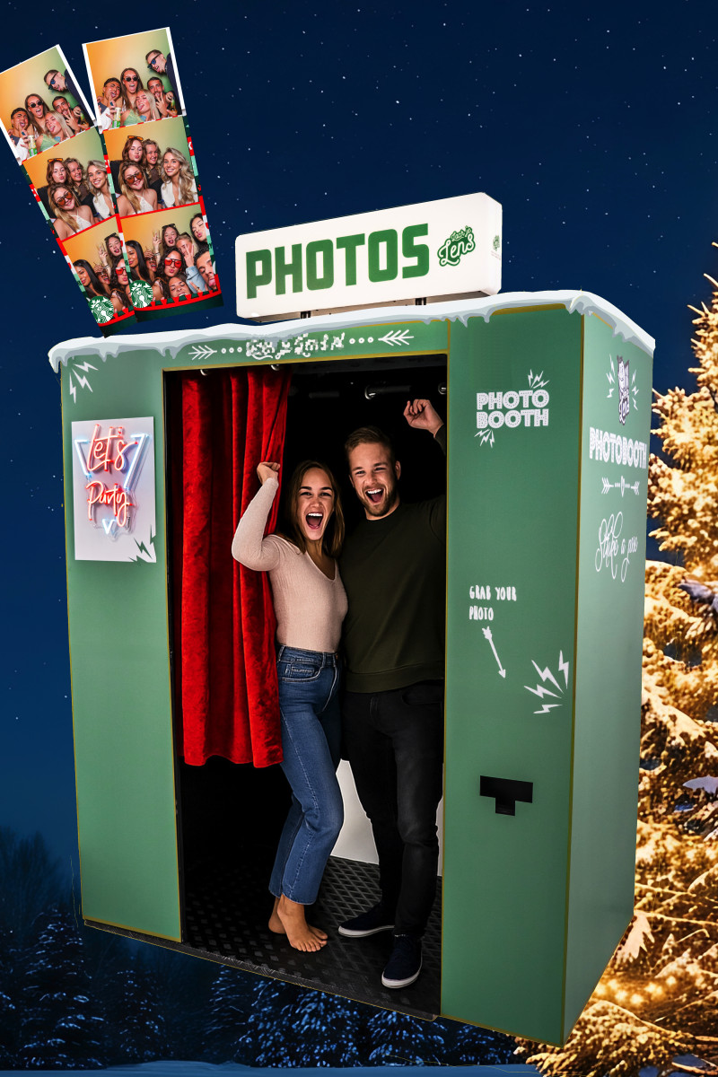 Fotohokje photobooth kerstborrel kerst winter